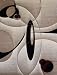 New City Brand New Contemporary Brown and Beige Modern Wavy Circles Area Rug 5'2 x 7'6