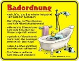 Produkt-Bild: Fun-Schilder " Bad-Ordnung !!! "