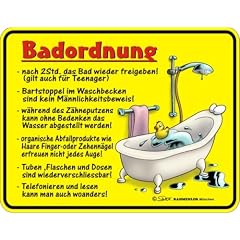 Fun-Schilder " Bad-Ordnung !!! "
