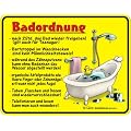 Fun-Schilder " Bad-Ordnung !!! "
