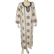 Caftans Robes Viscose Long Sleeve Evening Gown Size M (kftn854)