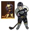 44" NHL Nashville Predators Outdoor Lighted Hockey Player Lawn Figure Decoration