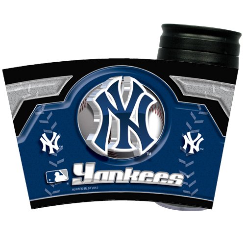 New York Yankees 16oz. Plastic Travel Mug