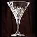 Bohemian Crystal Martini Glasses