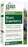 Gaia Herbs Black Elderberry, 60-capsule Bottle