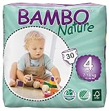 Bambo Nature Premium Baby Diapers, Maxi, 30 Count, Size 4 (5703538109423)