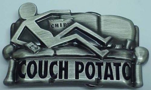 Couch Potato Belt Buckle (Brand New)