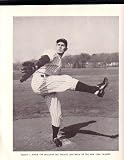 Tommy Byrne New York Yankees Baseball Magazine Photo