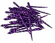 Club Pack of 36 Purple Passion Shatterproof Icicle Christmas Ornaments 5"