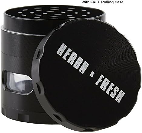 Large 2.5" Premium Weed Grinder with J Walker Medicinal Case Good For Herb, Spice and Tobacco