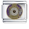 Mouse On Clock Travel & Culture Italian Charm Bracelet