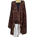 Wrap Shawl Antique Paisley Pattern Wool Accessory 84 x 40 inches