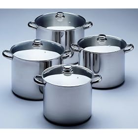 Stainless Steel 28cm Deep Stockpot + Lid (13.5L)