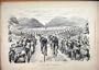 1877 Meet Bicyclists Hampton Court Sport Antique Print