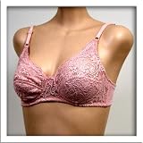 Orlfa : Orlfa $59 Pink Triangle Lined No Wire Bra #0150 34A