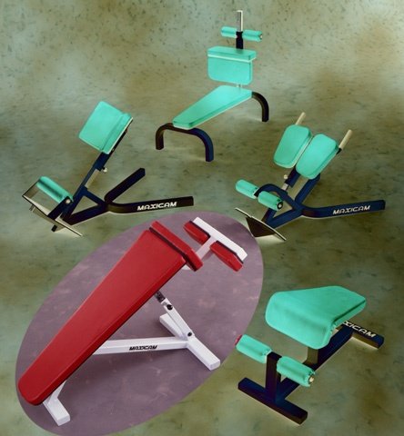 Maxicam Adjustable Decline/Situp Bench