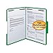 Smead Fastener File Folders, 50 Count, Green, Reinforced 1/3-Cut Tabs, 2 Fasteners, Letter Size (12140)