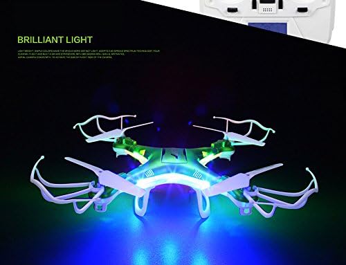 Kingfansion Jjrc H5P 6-Axis Drone with Camera 2.0MP Back Key Head Quadcopter RC RTF 2.4GHz (Green)