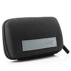 USA Gear Hard Shell GPS Carrying Case with Accessory Storage for GARMIN Nuvi , Zumo / TomTom Via , XL , GO / Magellan Roadmate and other 4.3 inch GPS Navigation Systems