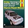 Dodge Durango '98'99 & Dakota '97'99 (Haynes Manuals)