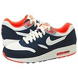 Nike Air Max 1 Essential Total Crimson - Sail - Squadron Blue Mens 11.5