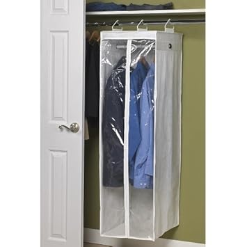 Closet Clothing Protector Storage Garment Bag (54Lx16Wx20D) White - Household Essentials #15003