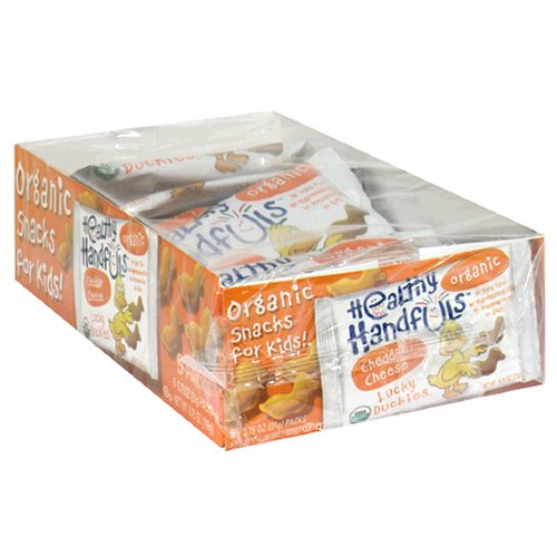 Healthy Handfuls Organic Lucky Duckies, Cheddar Cheese, 0.75-Ounce Bags in 9-Count Boxes... by Healthy Handfuls