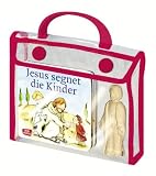 Kinder begegnen Jesus, 7 Bde. im T&auml;schchen m. Jesusfigur