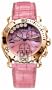Chopard Happy Sport II Ladies Rose Gold Diamond Chronograph Watch 283581-5006