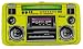 Loop Medium BoomBox Hinged Wallet - Yellow (Yellow)