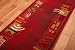 Cool Modern Red Beige Stair Carpet Runner Rug 70cm Width Any Length