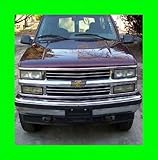 IMAGE OF 1991-2000 CHEVROLET SILVERADO CHROME GRILL GRILLE KIT CHEVY 1992 1993 1994 1995 1996 1997 1998 1999 91 92 93 94 95 96 97 98 99 00 1500 2500 3500 Z71 LS LT