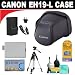 Canon EH19-L Semi Hard Case + Deluxe DB ROTH Accessory Kit For Canon Digital REbel XS, XSi