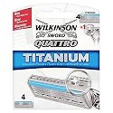 Wilkinson Sword Quattro Titanium Razor Blades 4 Pack