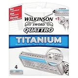 Wilkinson Sword Quattro Titanium Razor Blades 4 Pack