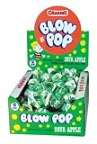 Charms Blow Pops, Sour Apple, 48-Count Lollipops (Pack of 3)