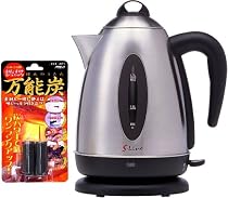 コイズミ S-Line 電気ケトル+万能炭 Amazon.co.jp特別セット KDP-S302SUMI