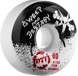 Bones Ditch Tech " Destroy" 60mm DTF Skateboard Wheels (Set of 4)