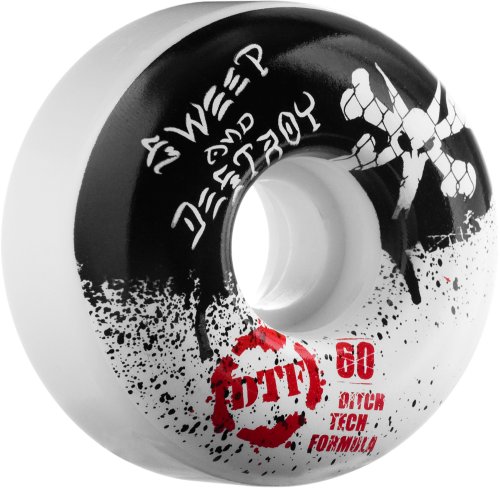 Childrens Toyshop  Toys : Bones Ditch Tech " Destroy" 60mm DTF Skateboard Wheels (Set of 4)