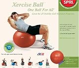 SPRI 1B4ALL-75 One-Ball-For-All Kit with 75-Centimeter Ball, Pump and Exercise Chart