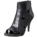 Nine West Women's Haldir Peep Toe Bootie,Black,8 M US
