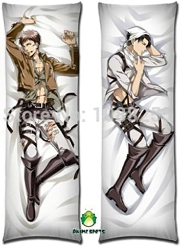 Drunk love Anime Dakimakura Hugging Pillow Case Jr010 Attack On Titan Levi Rivaille Jean Kirstein