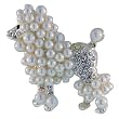 Pugster Pearl French Poodle Brooch