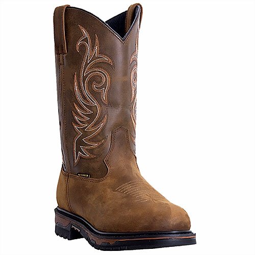 Men's Laredo Waterproof Tan Cheyenne Leather Foot Cowboy Boots 68132