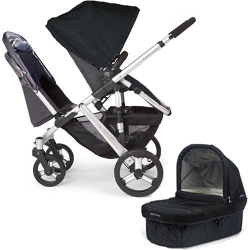  UPPAbaby VISTA Jake Double Stroller Kit with Bassinet 
