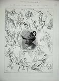 1884 Mountain Climbing Tyrol Men Mountaineering Print