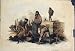 Hand Colored Coal Heavers Antique Print Fine Art