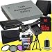 Canon EOS Rebel T5i 18 MP CMOS Digital SLR Camera LP-E8 Lithium Ion Replacement Battery 1500 mAh with External Rapid Charger + 16GB SDHC Class 10 Memory Card + 3 Piece Filter Kit + Mini HDMI Cable + Multi Card USB Reader + Memory Card Wallet + Deluxe Starter Kit Bundle DavisMAX T5i Accessory Kit