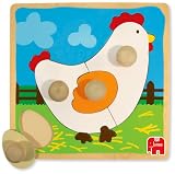 Jumbo Spiele 18023 - Holzpuzzle Huhn - 