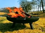 Feuerschale aus Stahl 650 mm / mit 3...